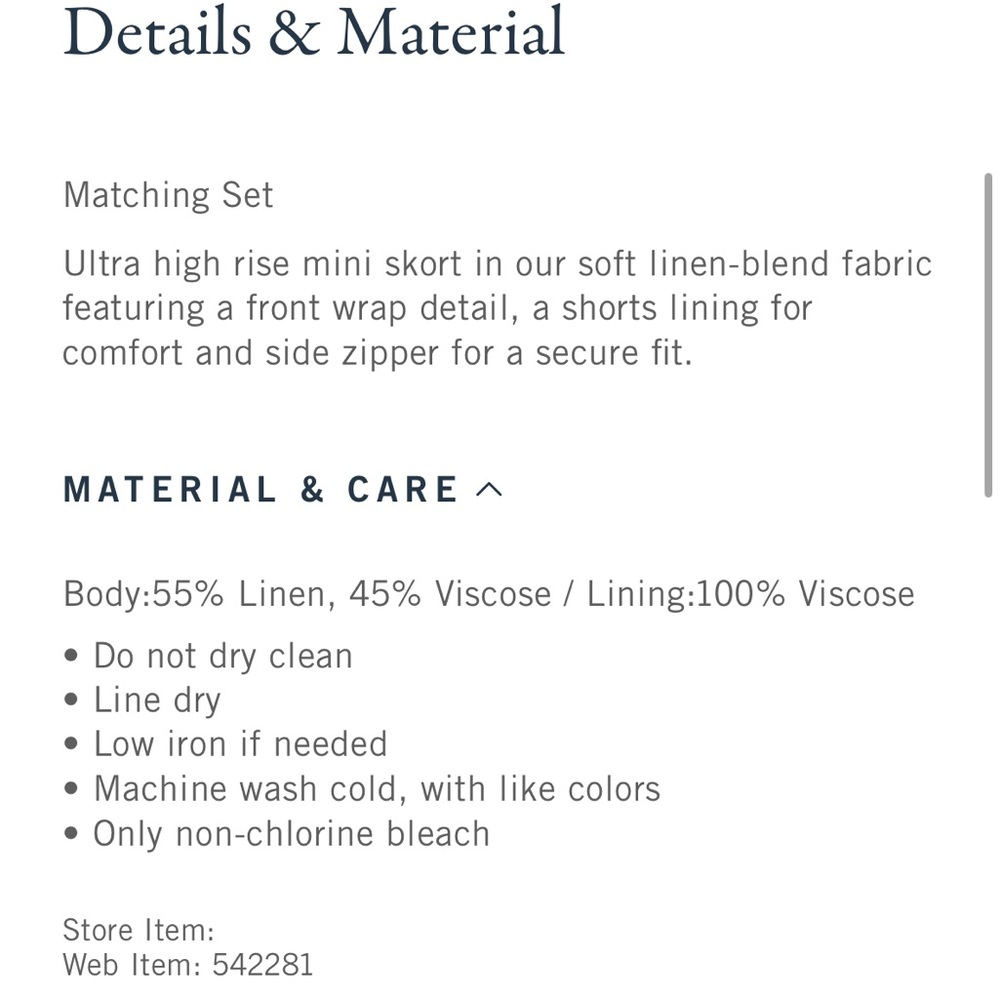 WHITE Scarlett Linen-Blend Wrap Mini Skort - Picture 4 of 6